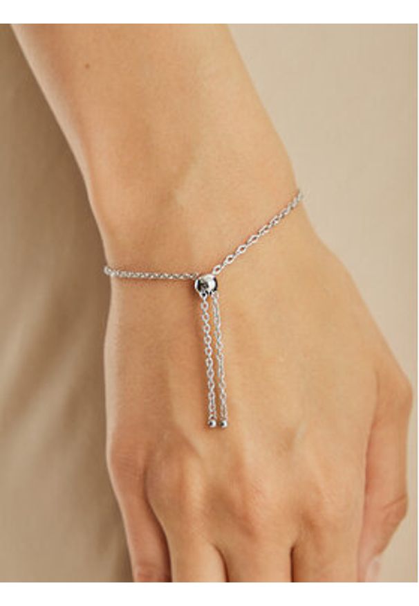 Calvin Klein Bransoletka 35000217 Srebrny. Materiał: metalowe. Kolor: srebrny