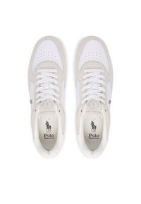 Polo Ralph Lauren Sneakersy 809P07174001 Beżowy. Kolor: beżowy. Materiał: zamsz, skóra #4