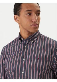 TOMMY HILFIGER - Tommy Hilfiger Koszula MW0MW42441 Granatowy Regular Fit. Kolor: niebieski. Materiał: bawełna #3