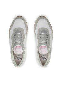 Pepe Jeans Sneakersy London W Troy PLS31466 Biały. Kolor: biały. Materiał: materiał #4