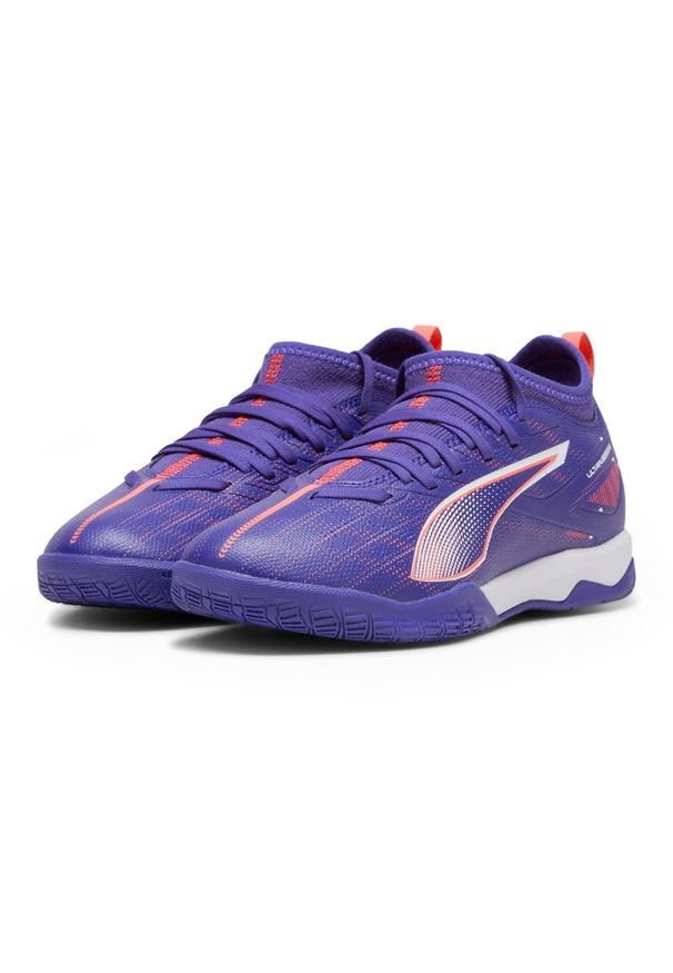 Puma - Buty piłkarskie dziecięce PUMA Ultra 5 Match It + Mid Jr. Kolor: niebieski. Sport: piłka nożna