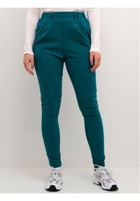 Kaffe Spodnie materiałowe Jillian 501021 Niebieski Regular Fit. Kolor: niebieski. Materiał: materiał, syntetyk #1