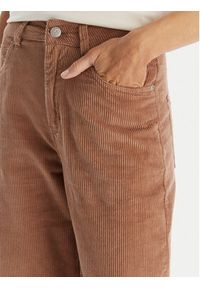 Roxy Spodnie materiałowe ERJNP03678 Brązowy Regular Fit. Kolor: brązowy. Materiał: bawełna #5