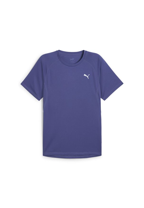 Puma - Męska koszulka do biegania VELOCITY PUMA Blue Crystal. Kolor: fioletowy, niebieski, wielokolorowy. Sport: bieganie