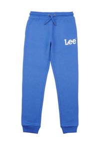 Lee Spodnie dresowe Wobbly Graphic LEE0011 Niebieski Regular Fit. Kolor: niebieski. Materiał: bawełna #1