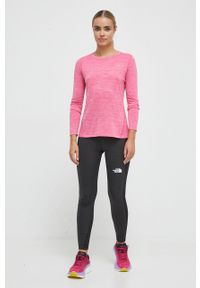 Mizuno longsleeve do biegania Impulse Core kolor różowy. Kolor: różowy. Materiał: skóra. Długość rękawa: długi rękaw #4
