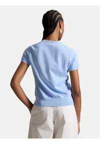 Polo Ralph Lauren T-Shirt 211971872504 Niebieski jasny Slim Fit. Typ kołnierza: polo. Kolor: niebieski. Materiał: bawełna #2