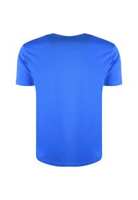 Bikkembergs T-Shirt | C 7 001 76 E 1951 | Mężczyzna | Niebieski. Okazja: na co dzień. Kolor: niebieski. Materiał: bawełna, elastan. Wzór: nadruk. Styl: casual #3