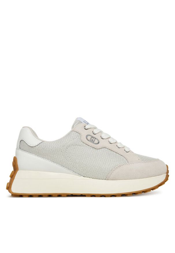 Liu Jo Sneakersy Lolo 20 BF5027 PX624 Écru. Materiał: zamsz, skóra