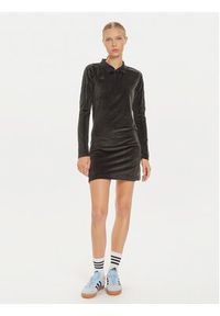 Adidas - adidas Sukienka codzienna Tiro Cut 3-Stripes IX3712 Czarny Slim Fit. Okazja: na co dzień. Kolor: czarny. Materiał: syntetyk, welur. Typ sukienki: proste. Styl: casual