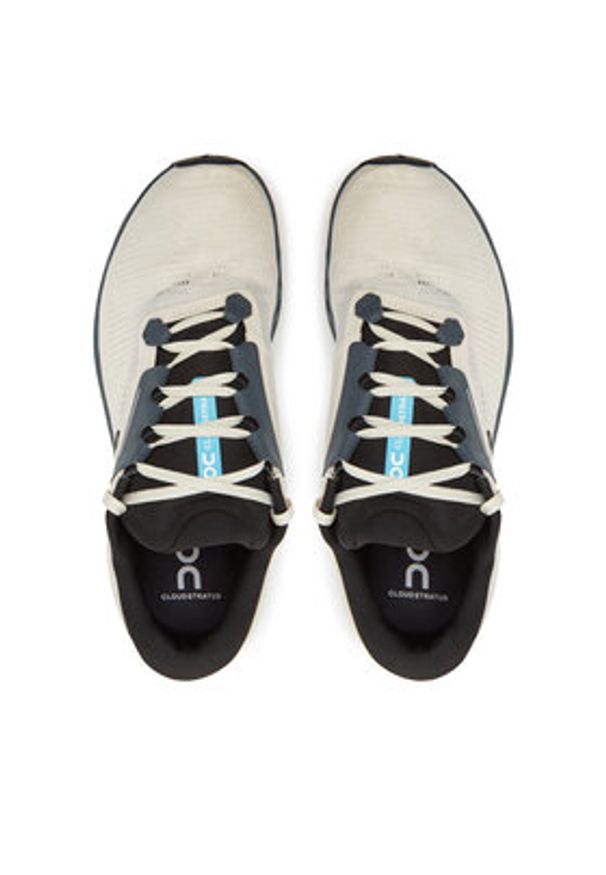 On Buty do biegania Cloudstratus 3 3MD30113168 Écru. Materiał: materiał