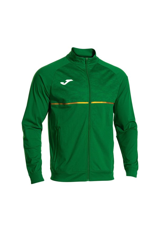 Bluza do biegania męska Joma Record III Full Zip. Kolor: zielony