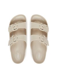ONLY Shoes Klapki Onlcristy 15316868 Beżowy. Kolor: beżowy