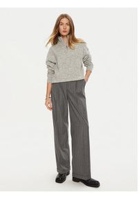 MAX&Co. Spodnie materiałowe 2426136064200 Szary Regular Fit. Kolor: szary. Materiał: wełna #3