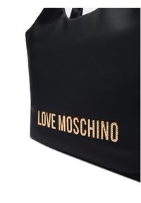 Love Moschino - LOVE MOSCHINO Torebka JC4396PP0NKD000A Czarny. Kolor: czarny. Materiał: skórzane #4