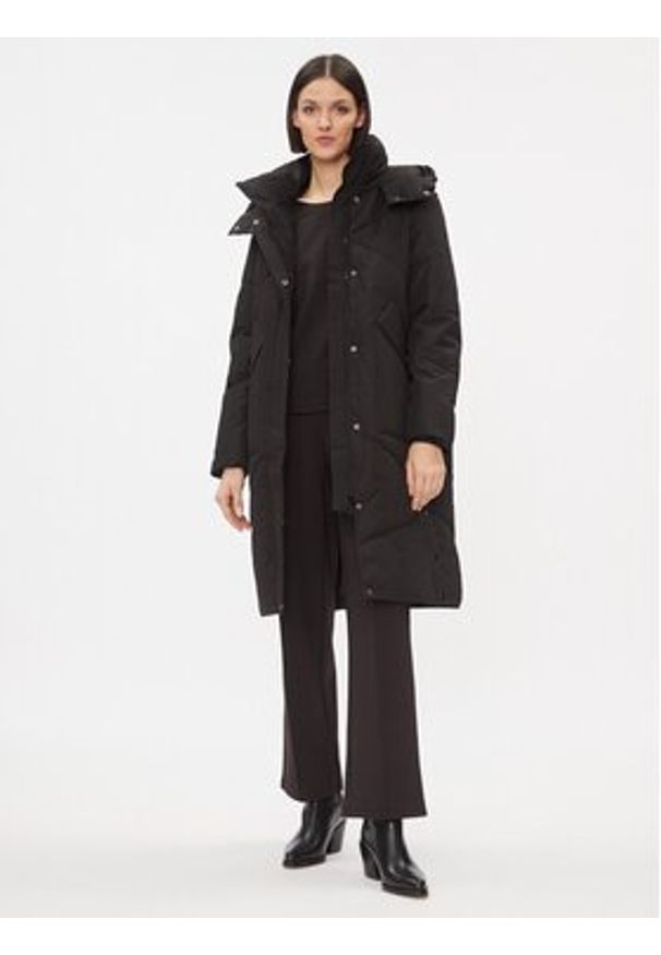 Vero Moda Płaszcz przejściowy 10290466 Czarny Regular Fit. Kolor: czarny. Materiał: syntetyk