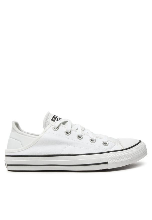Converse Trampki Chuck Taylor All Star Crush Heel Ox A03076C Biały. Kolor: biały. Materiał: materiał