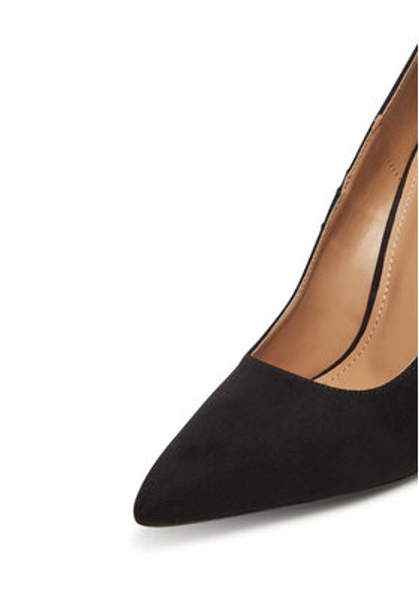 DeeZee Szpilki DZ0023 Czarny. Kolor: czarny. Materiał: materiał. Obcas: na szpilce