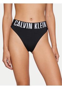 Calvin Klein Swimwear Dół od bikini LV00Q61189 Czarny. Kolor: czarny. Materiał: syntetyk #1
