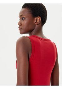 Hugo - HUGO Top Datamia 50514489 Czerwony Slim Fit. Kolor: czerwony. Materiał: bawełna #4