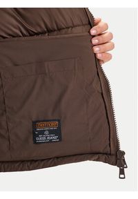 Guess Jeans Kurtka zimowa W4BL21 WGII2 Brązowy Regular Fit. Kolor: brązowy. Materiał: syntetyk. Sezon: zima #3
