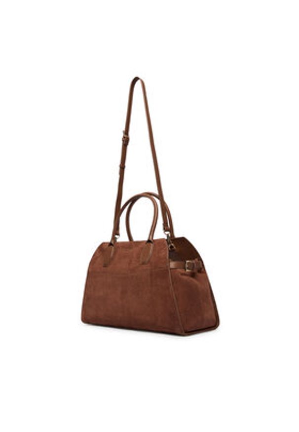 Guess Torebka HWYUSS P6276 Brązowy. Kolor: brązowy. Materiał: skórzane, zamszowe