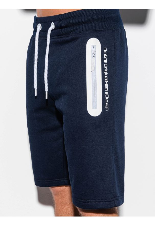 Niebieskie szorty Ombre Clothing krótkie