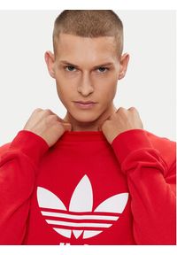 Adidas - adidas Bluza adicolor Classics Trefoil IA4855 Czerwony Regular Fit. Kolor: czerwony. Materiał: bawełna