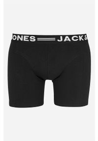 JACK & JONES PLUS - Bokserki Plus Size Sense 3 sztuki. Kolekcja: plus size. Kolor: czarny. Materiał: jersey