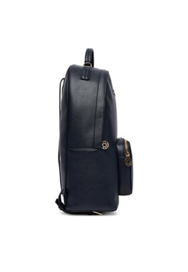 TOMMY HILFIGER - Tommy Hilfiger Plecak Th Daily Backpack Corp AW0AW18851 Granatowy. Kolor: niebieski. Materiał: skóra