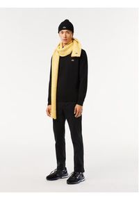 Lacoste Sweter AH1985 Czarny Regular Fit. Kolor: czarny. Materiał: bawełna #5