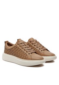BOSS - Boss Sneakersy Amber Tenn Bb 50517206 Beżowy. Kolor: beżowy. Materiał: skóra #5