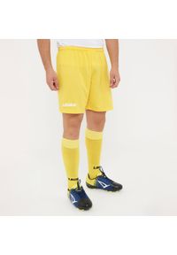 LEGEA - Szorty Legea Taipei Dorosłych. Kolor: żółty. Materiał: poliester. Długość: krótkie. Sezon: lato #1