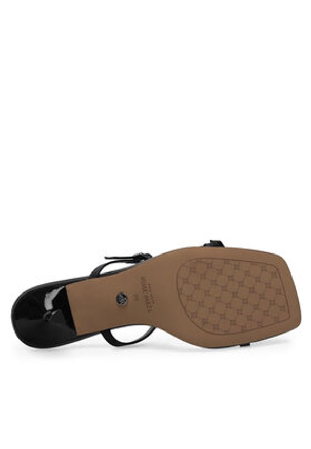 Nine West Klapki ZL23005-1CC Czarny. Kolor: czarny. Materiał: skóra