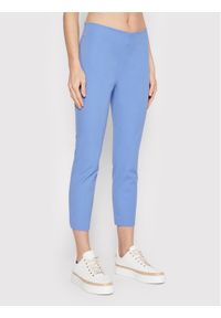Lauren Ralph Lauren Spodnie materiałowe 200687713023 Niebieski Skinny Fit. Kolor: niebieski. Materiał: bawełna #1