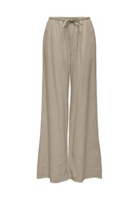 only - ONLY Spodnie materiałowe Laris 15364313 Beżowy Relaxed Fit. Kolor: beżowy. Materiał: wiskoza #1
