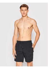 BOSS - Boss Szorty kąpielowe Whale 50469329 Czarny Regular Fit. Kolor: czarny. Materiał: syntetyk