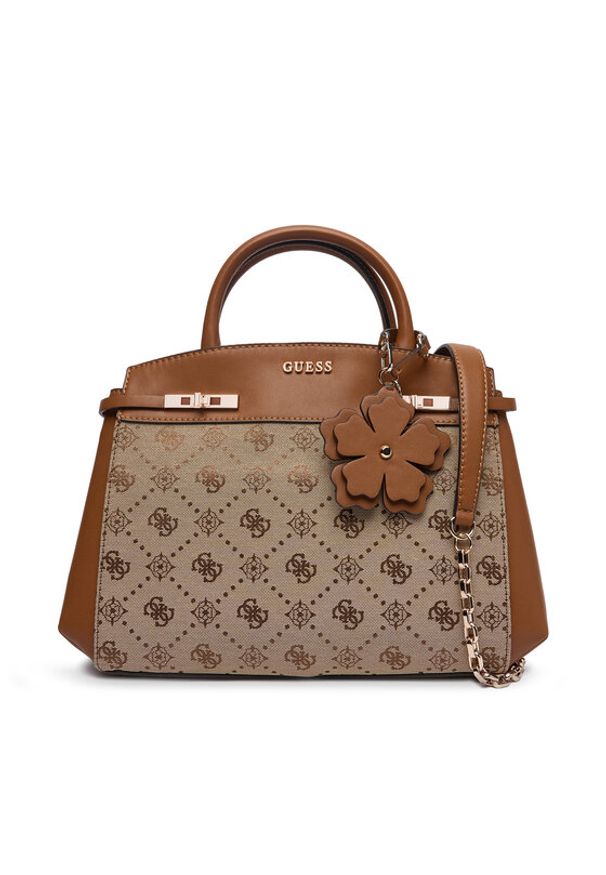 Guess Torebka Melinda HWJP99 02060 Brązowy. Kolor: brązowy. Materiał: skórzane