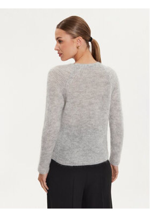 Max Mara Leisure Sweter Fresis 2426366118 Szary Relaxed Fit. Kolor: szary. Materiał: syntetyk