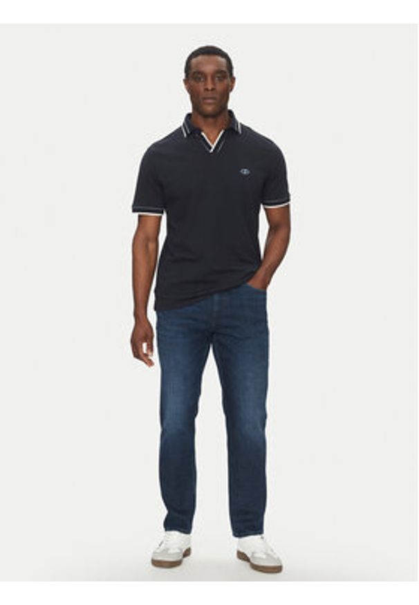 Liu Jo Polo QA5179 J0299 Granatowy Regular Fit. Typ kołnierza: polo. Kolor: niebieski. Materiał: bawełna