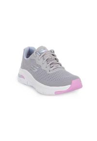 skechers - Buty do chodzenia damskie Skechers Gymt Arch Fit. Zapięcie: sznurówki. Kolor: szary. Materiał: guma, tkanina. Szerokość cholewki: normalna. Sport: turystyka piesza