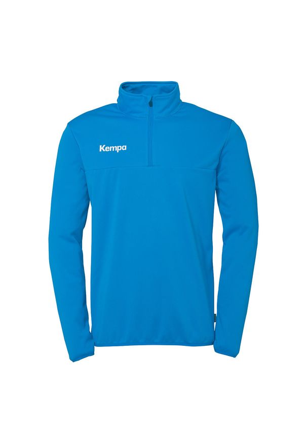 KEMPA - Bluza treningowa z zamkiem błyskawicznym 1/4 Kempa. Kolor: niebieski, wielokolorowy, czarny. Sport: piłka ręczna