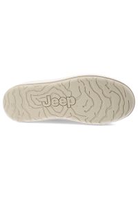 Beżowe Półbuty Jeep Stylowe Obuwie Damskie. Okazja: na co dzień. Kolor: beżowy. Materiał: materiał. Szerokość cholewki: normalna. Obcas: na platformie. Styl: elegancki