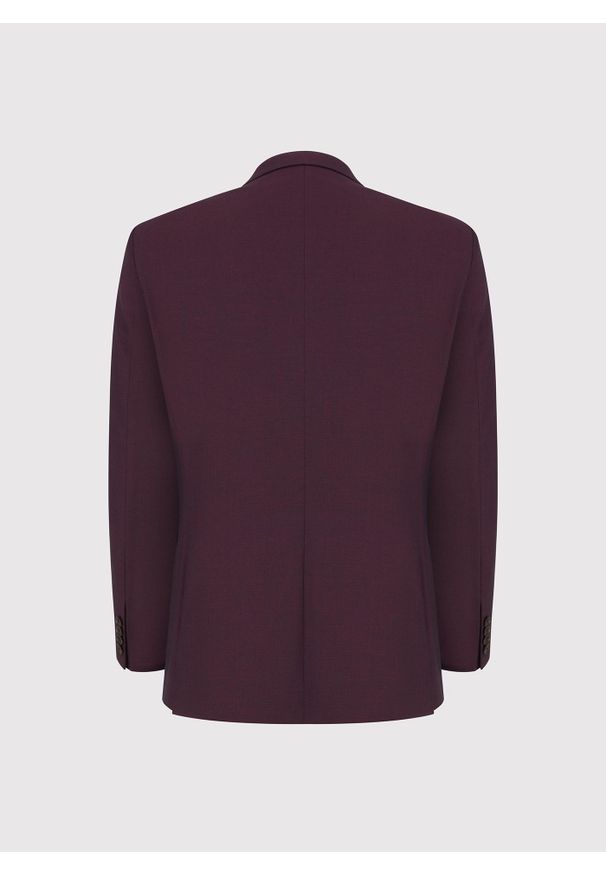 Pako Lorente - PAKO LORENTE – Bordowy garnitur męski. Kolor: czerwony. Materiał: wiskoza, poliester, elastan