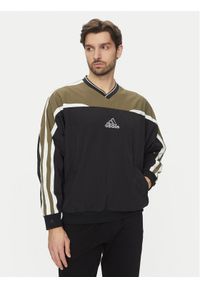 Adidas - adidas Bluza Cutline JD5395 Czarny Loose Fit. Kolor: czarny. Materiał: syntetyk