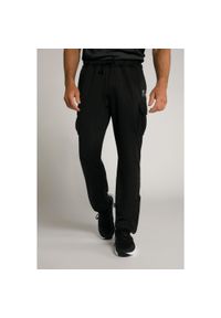 JAY-PI - Męskie Spodnie funkcyjne bojówki outdoor krój podstawowy. Kolekcja: plus size. Kolor: czarny. Materiał: elastan, poliester, materiał. Sport: outdoor