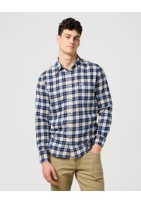 Wrangler - MESKA KOSZULA WRANGLER 1 PKT SHIRT BLUE 112371405 #1