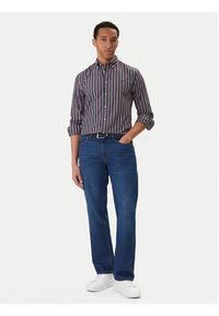 TOMMY HILFIGER - Tommy Hilfiger Koszula MW0MW42441 Granatowy Regular Fit. Kolor: niebieski. Materiał: bawełna #5