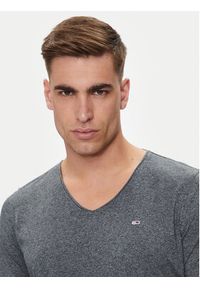 Tommy Jeans T-Shirt Jaspe DM0DM09587 Szary Slim Fit. Kolor: szary. Materiał: syntetyk, bawełna #4