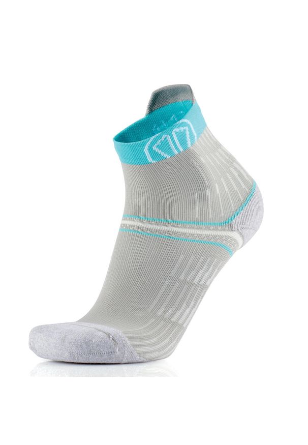 SIDAS - Skarpety do biegania kobieta Sidas Run Anatomic Comfort Lady wysokosc kostki. Kolor: niebieski, szary, wielokolorowy. Sport: bieganie
